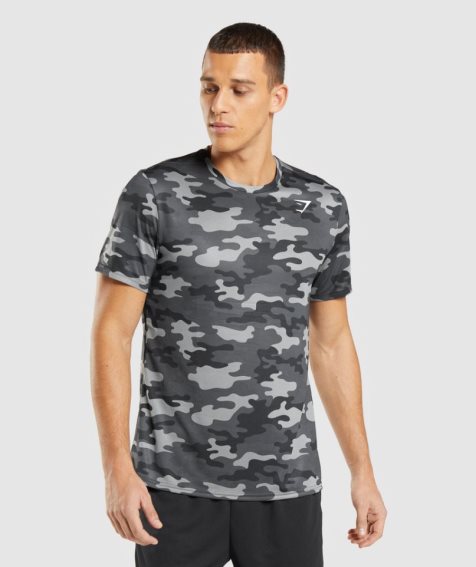 Koszulki Gymshark Arrival Męskie Camo | PL 153YAU